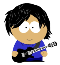 Martin avec sa guitare