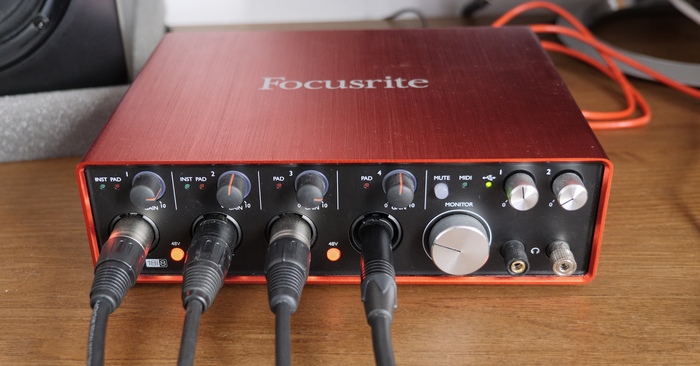 Ma carte son, une Focusrite Scarlett 18i8