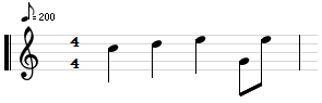 200 BPM (croches)