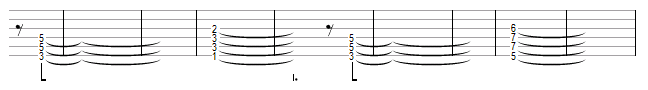 Guitare rythmique - Thème B amélioré