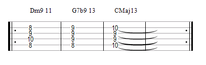 II V I (autres accords enrichis)