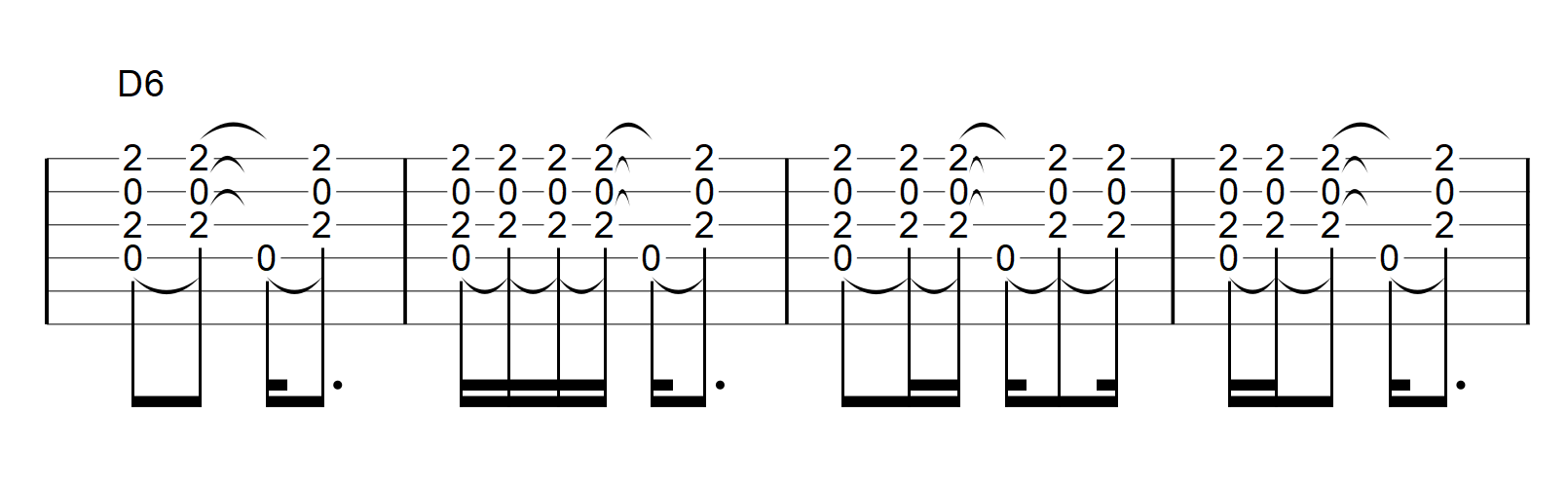 Variations sur une rythmique bossa