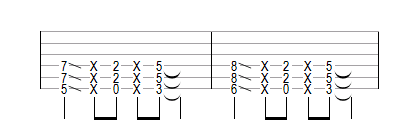 Riff avec un slide