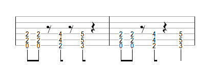 Riff avec une feinte