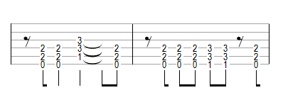 Autre riff avec E5 et Bb5