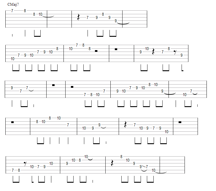 Relevé de l'improvisation avec des dessins de phrases jazz et des respirations